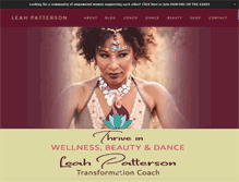 Tablet Screenshot of leahpatterson.com